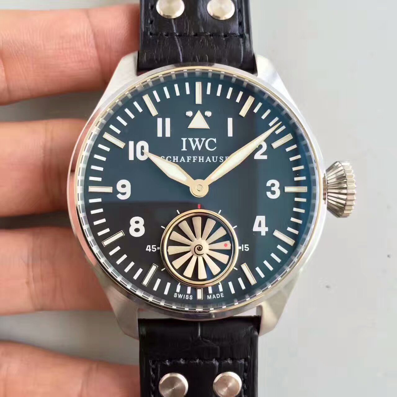 【KW厂1:1复刻手表】万国飞行员IW500301（俗称涡轮大飞） 最新终极升级版 