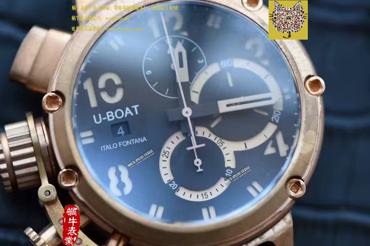 【视频解析】UB厂1:1复刻手表U-BOAT青铜腕表 