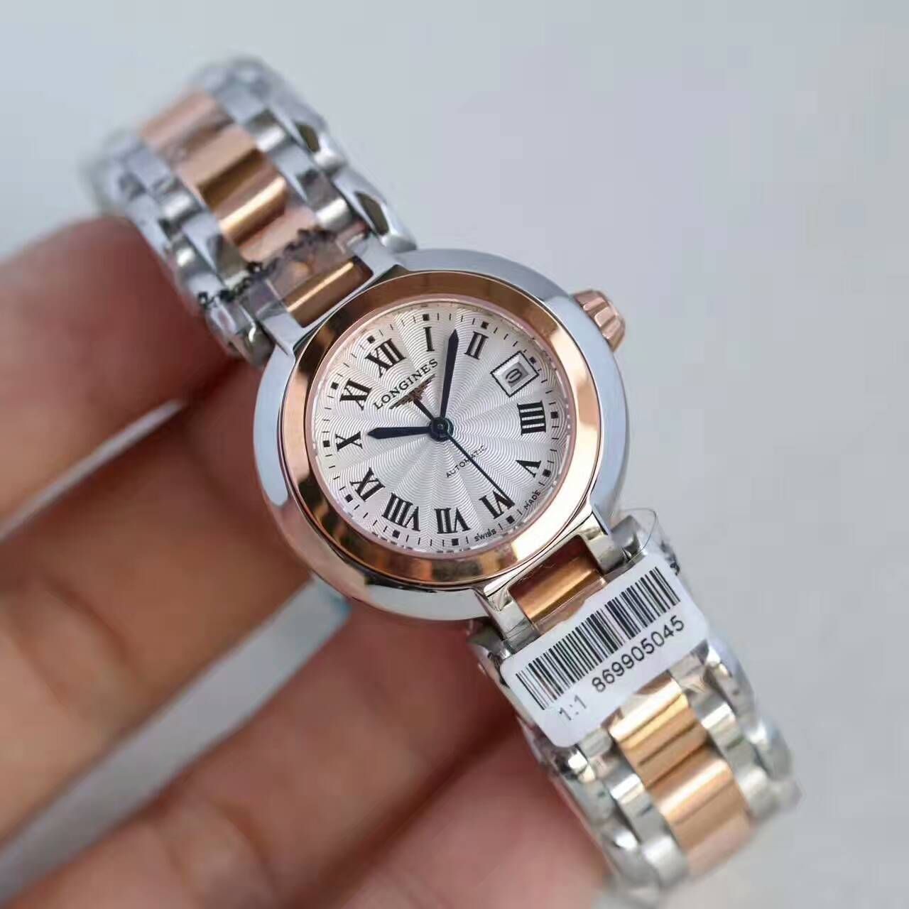 【KZ厂一比一超A高仿手表】浪琴优雅心月系列L8.111.5女士机械腕表 / L077