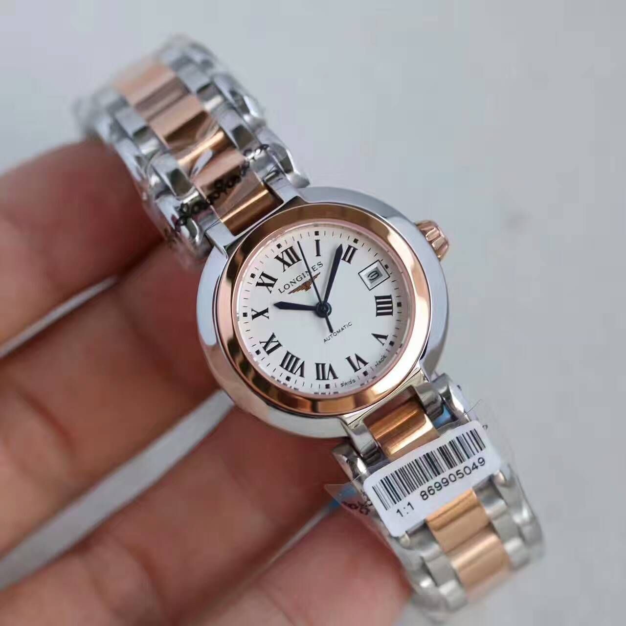 【KZ厂一比一超A高仿手表】浪琴优雅心月系列L8.111.5女士机械腕表 