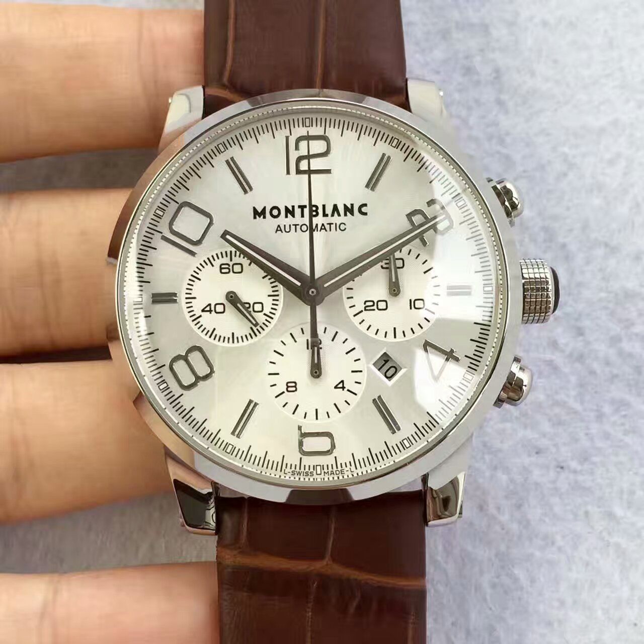 【台湾厂一比一顶级复刻手表】万宝龙时光行者系列09671腕表价格报价