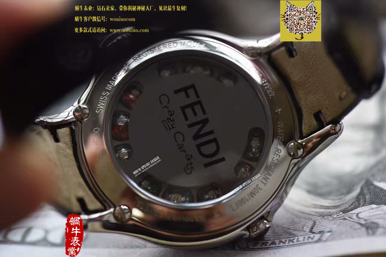 【XF厂一比一超A高仿手表】芬迪（Fendi）Crazy Carats全新腕表系列全新女士腕表 / 芬迪FD001