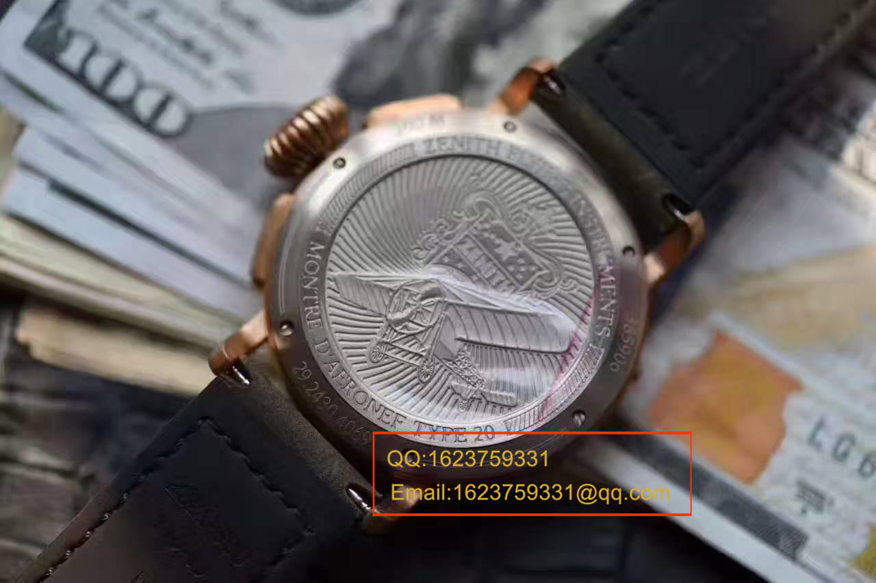 【XF厂一比一超A高仿手表】真力时飞行员系列29.2430.4069/21.C800腕表 