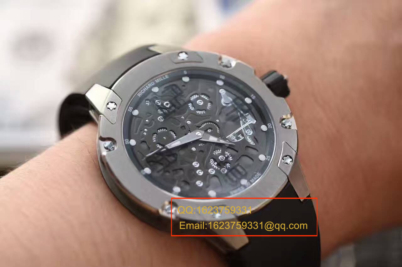 【独家视频评测SF厂顶级1:1复刻手表】理查德米勒男士系列RM 033 Ti腕表 / RMBC-033 Ti