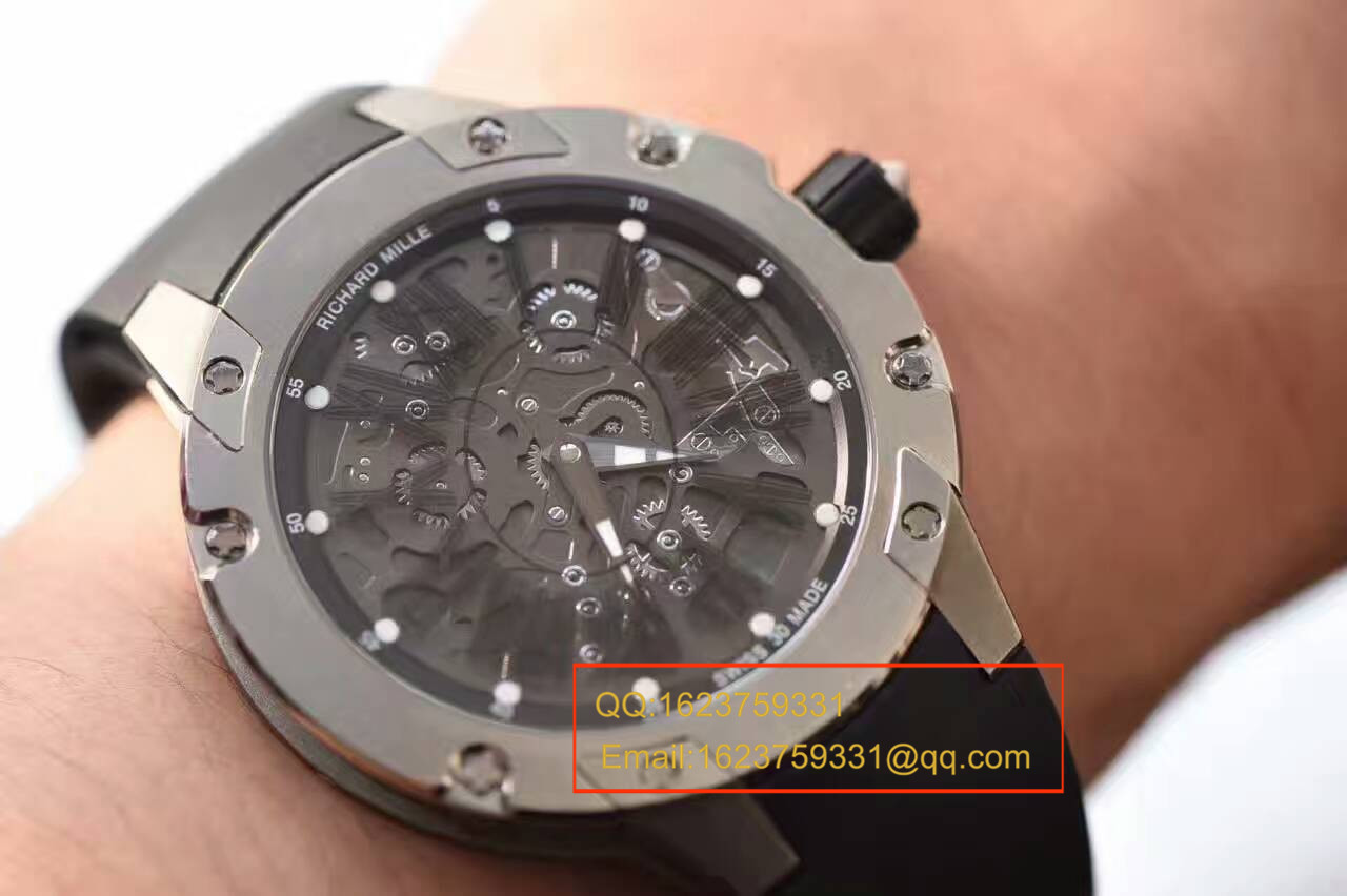 【独家视频评测SF厂顶级1:1复刻手表】理查德米勒男士系列RM 033 Ti腕表 / RMBC-033 Ti