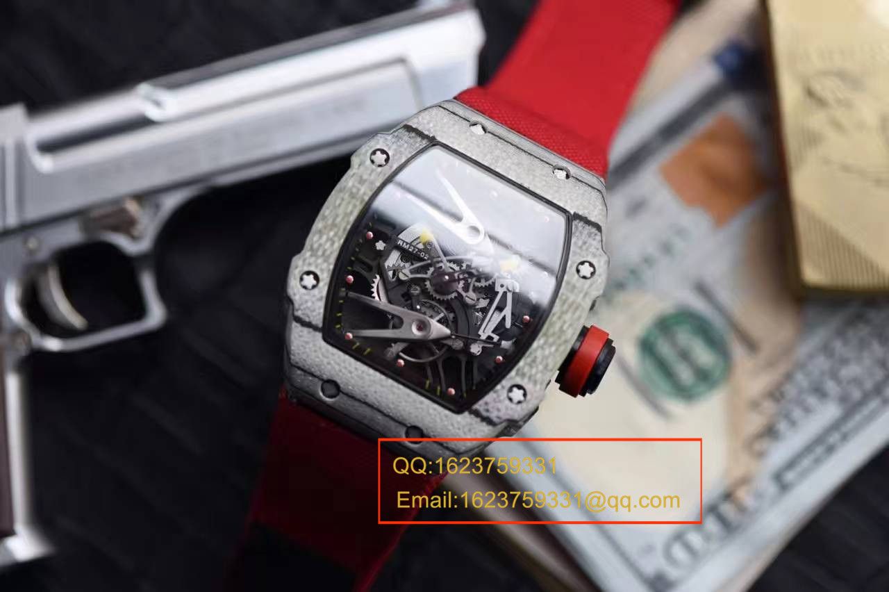 【RM厂顶级1:1复刻高仿手表】查德·米勒首款白色碳纤维腕表RM27-02--轻盈如羽毛 