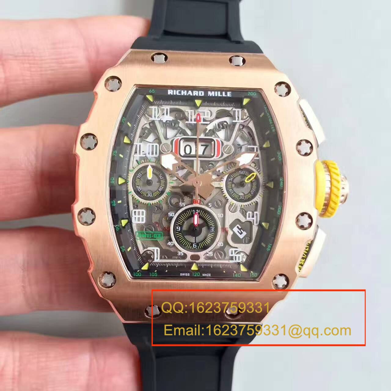 【RM厂一比一超A精仿手表】理查德·米勒男士系列RM11-03男士腕表 