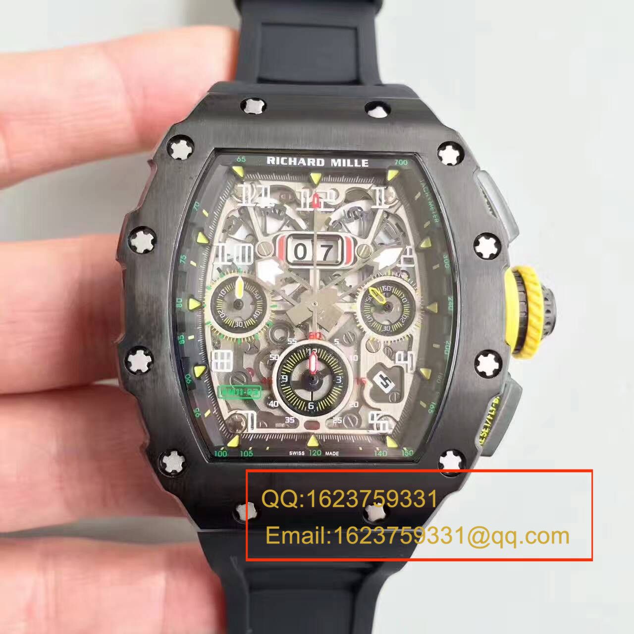 【RM厂一比一超A精仿手表】理查德·米勒男士系列RM11-03男士腕表 