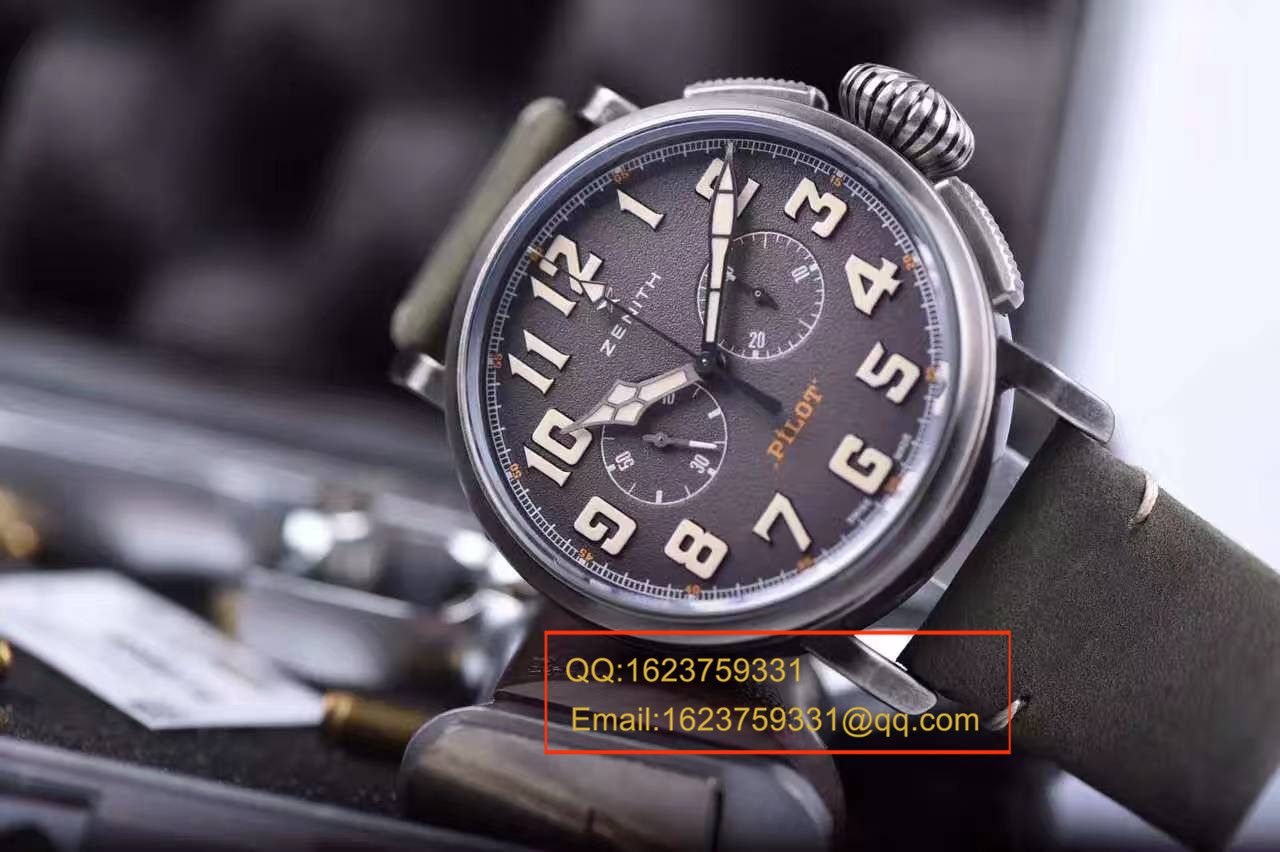 【独家视频测评】KW1:1超A高仿手表之真力时飞行员系列11.2430.4069/21.C773咖啡骑士 