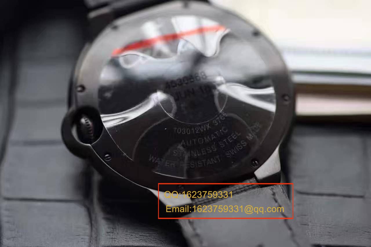 【独家视频测评V6厂1:1高仿手表】卡地亚蓝气球系列黑武士WSBB0015男表42毫米V2版本 