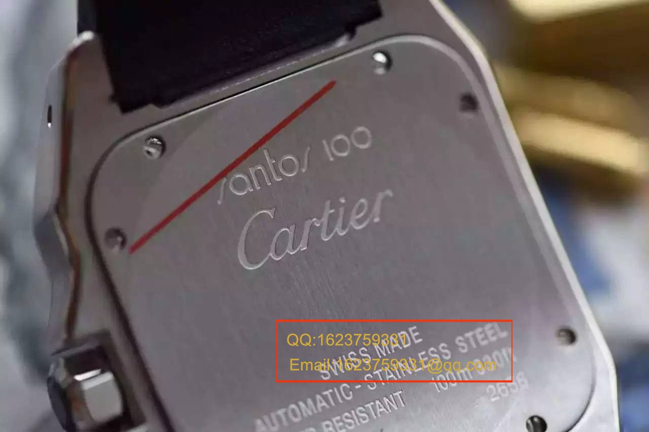 【视频解析V6厂1:1超A精仿手表】卡地亚山度士自动机械男表W20106X8机械腕表 / KBA032