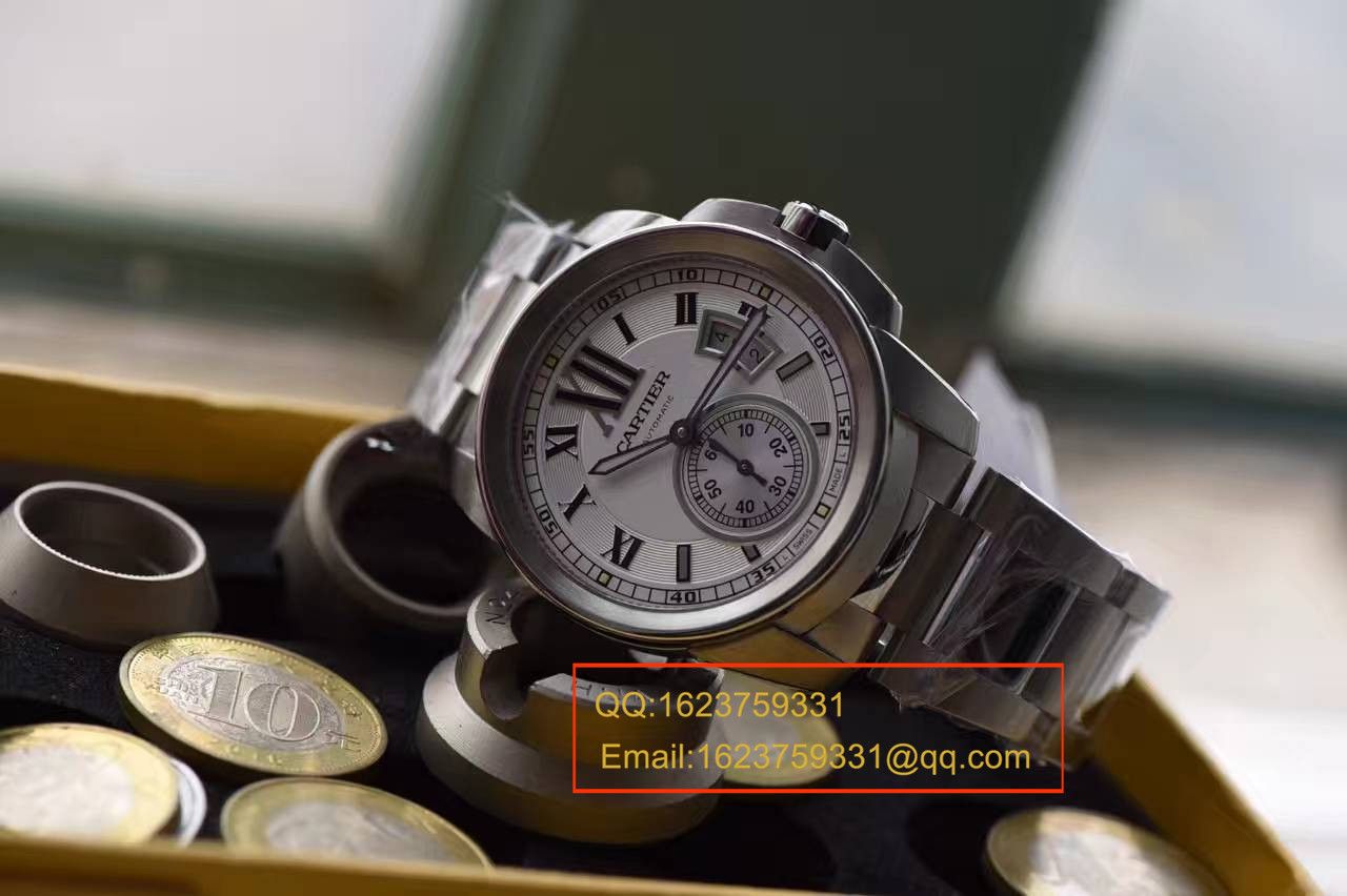 【JF厂一比一超A高仿手表】卡地亚CALIBRE DE CARTIER 系列W7100015腕表 