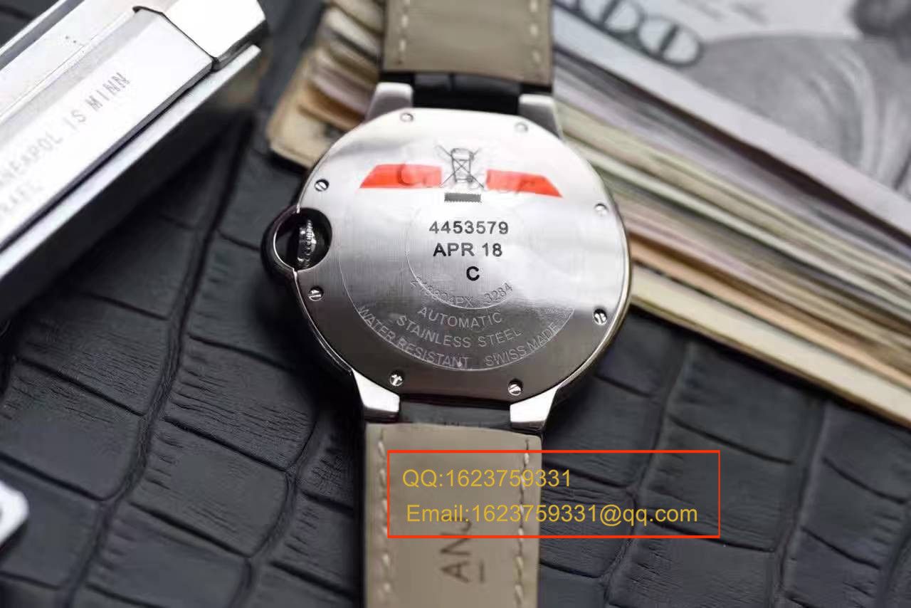 【HBBV6厂一比一超A高仿手表】卡地亚蓝气球系列WE900951男装42毫米镶钻腕表 
