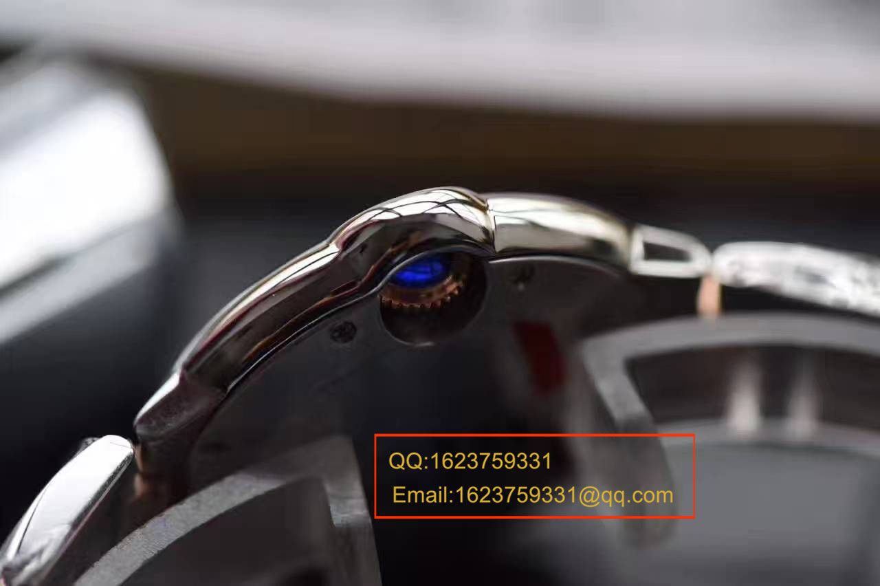 【独家视频评测HBBV6厂顶级复刻33毫米手表】卡地亚蓝气球系列玫瑰金小号蓝气球W6920099女士腕表 / KAG099