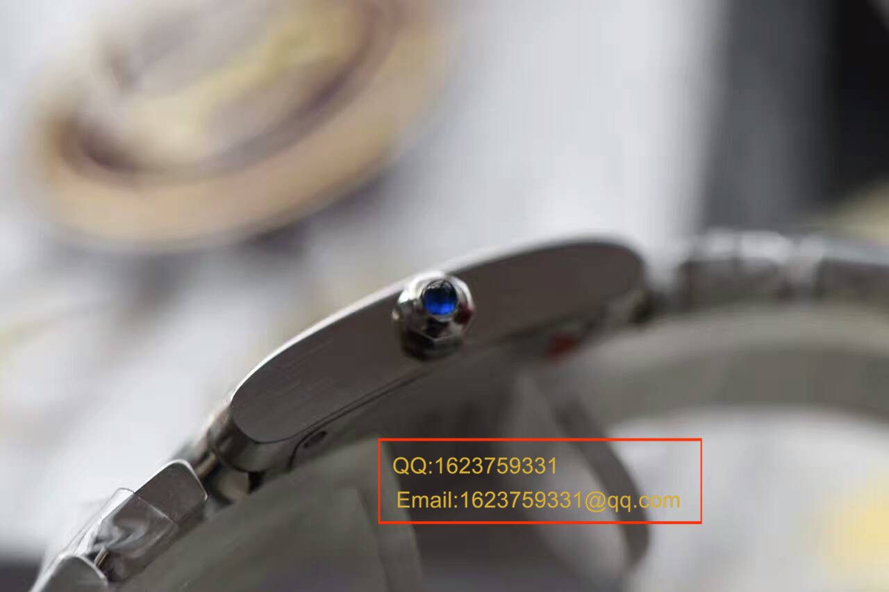【独家视频测评A8厂1:1超A高精仿手表】卡地亚坦克系列W51008Q3女表 / KAC070