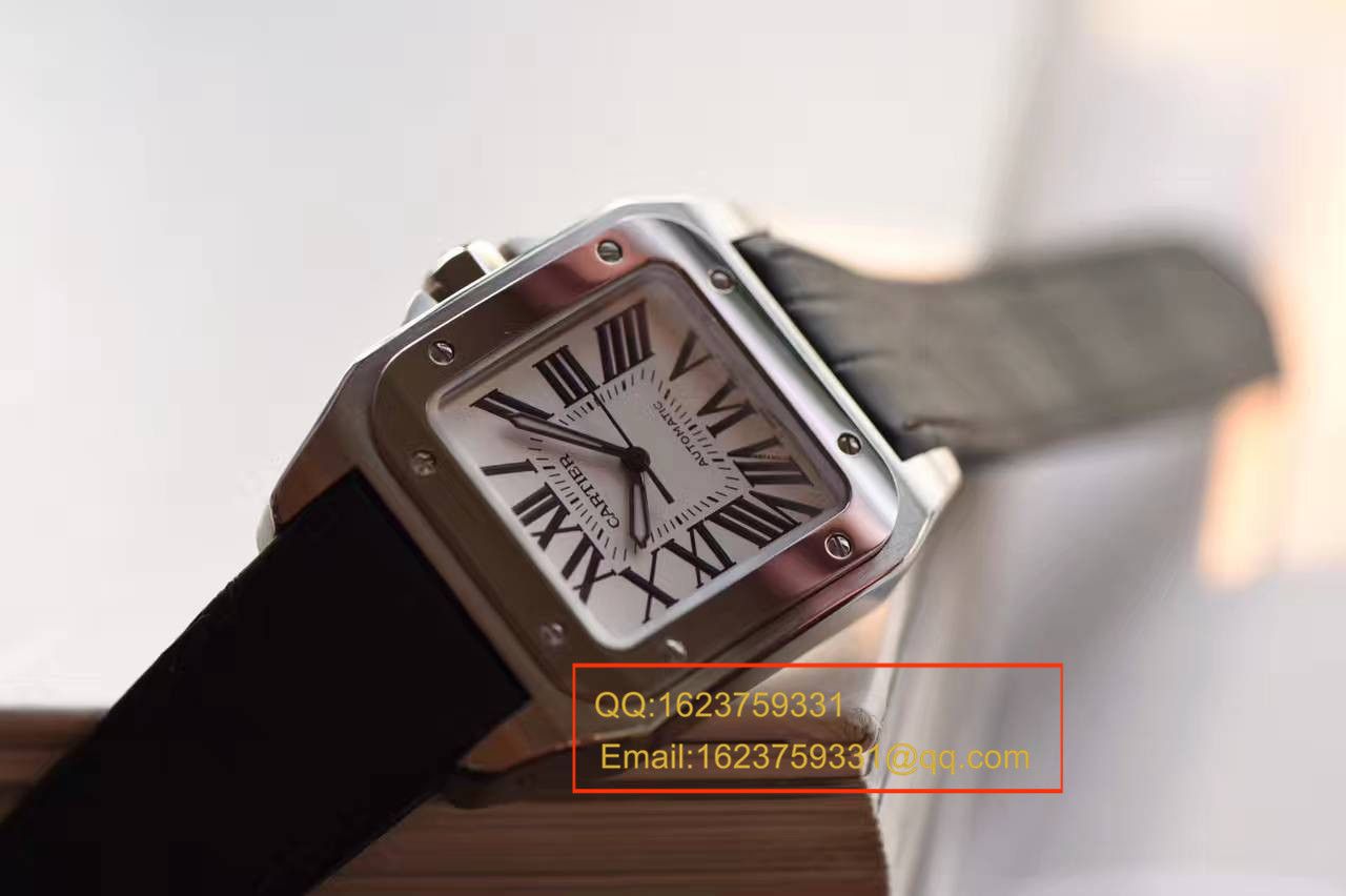 【独家视频测评HBBV6厂一比一超A高仿手表】卡地亚山度士系列W20126X8 女士机械腕表 