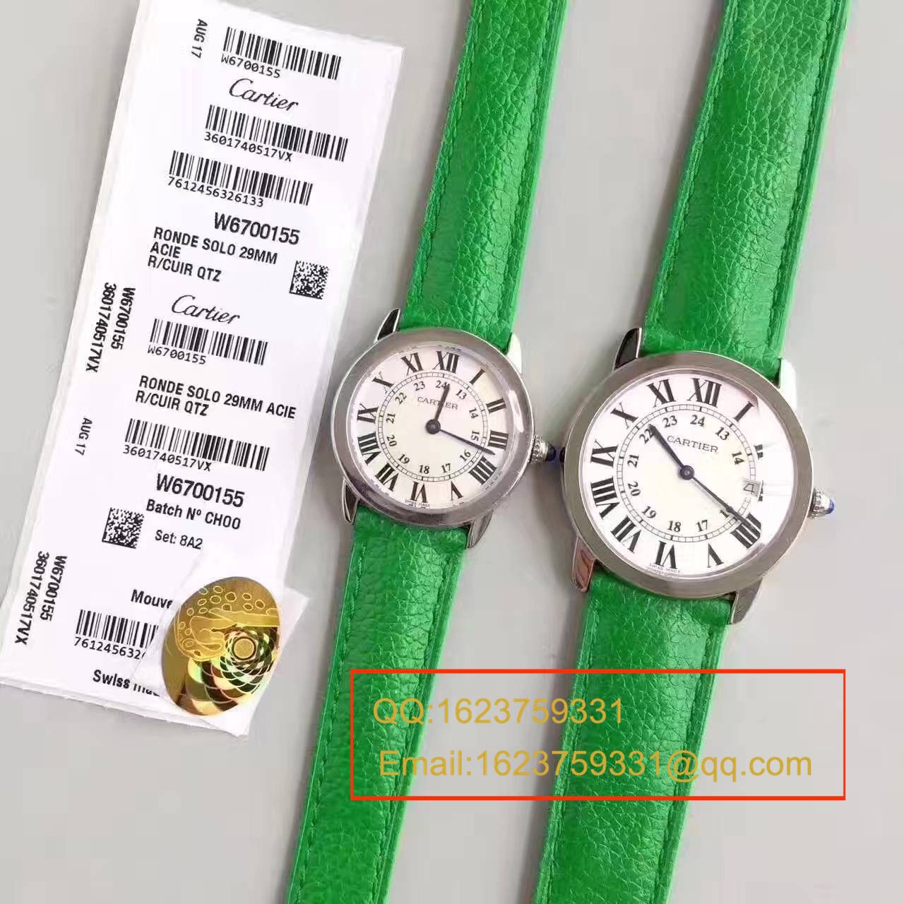 【K11厂正品开模顶级复刻高仿手表】卡地亚RONDE DE CARTIER伦敦SOLO系列W6700155、W6700255女士石英腕表 / KAD078