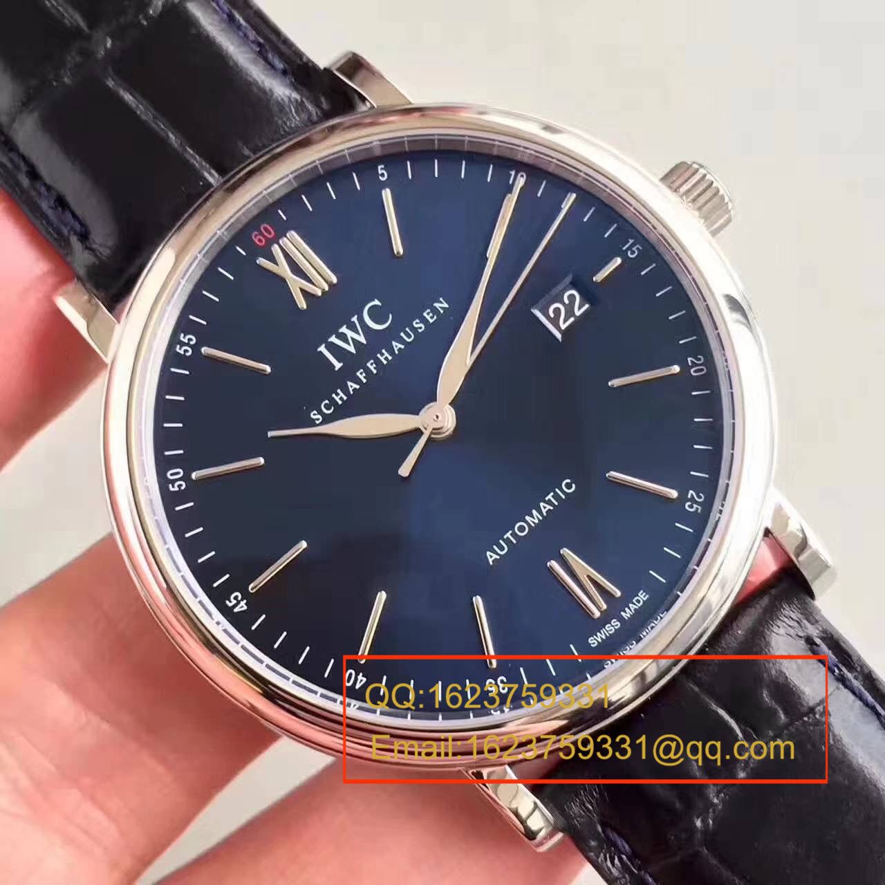 【独家视频测评MK厂1:1高仿手表】万国 IWC 柏涛菲诺系列 大三针 IW356512 男士手表 