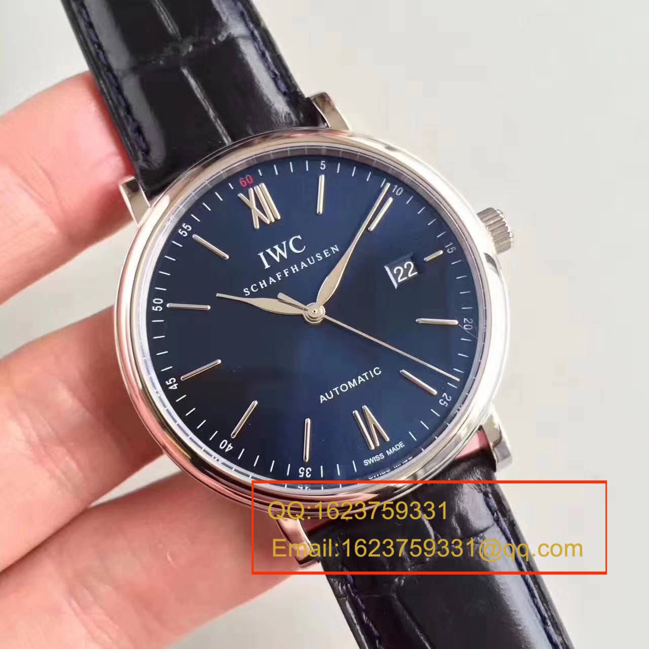 【独家视频测评MK厂1:1高仿手表】万国 IWC 柏涛菲诺系列 大三针 IW356512 男士手表 