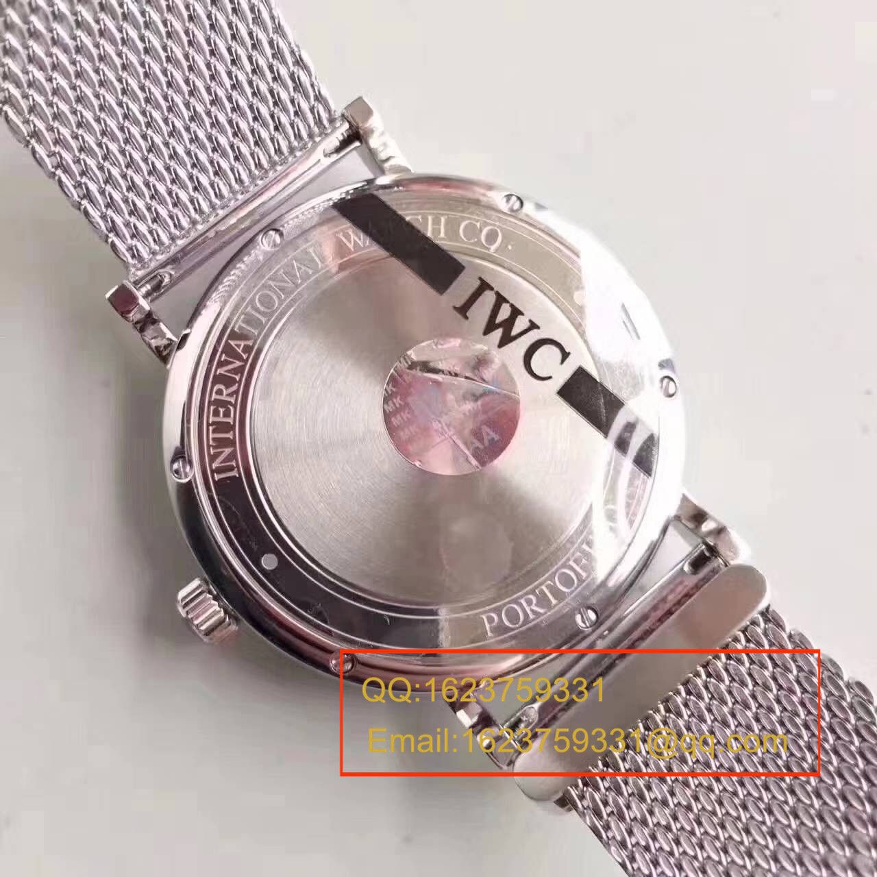 【独家视频测评MK厂一比一超A精仿手表】万国柏涛菲诺系列IW356505精钢米兰表链腕表 