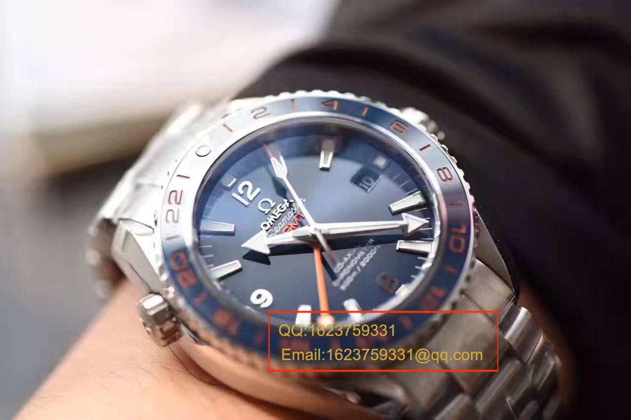 【独家视频测评KW厂顶级1:1复刻手表】欧米茄海马系列232.30.44.22.03.001《GMT美好星球》腕表 / M254