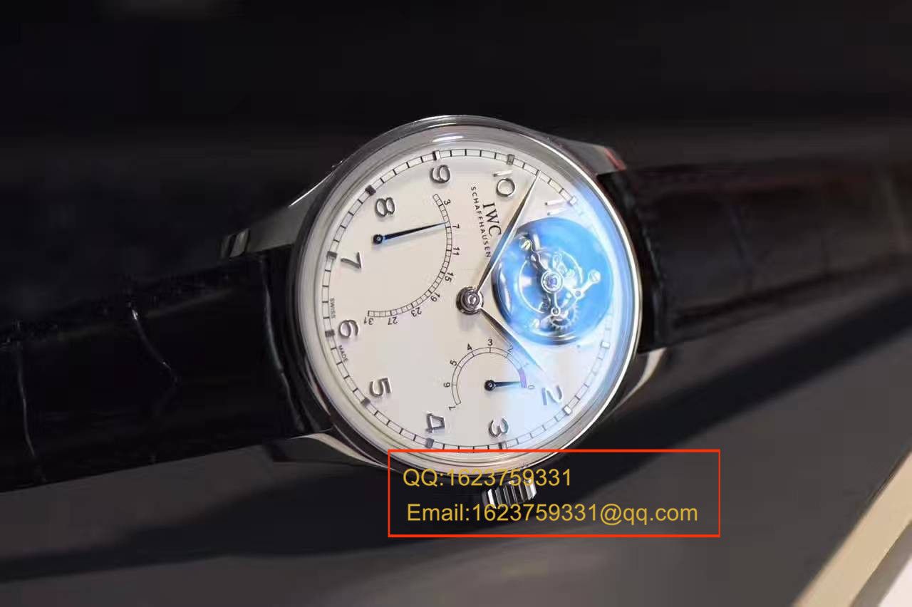 【独家视频测评YL厂一比一超A高仿手表】万国葡萄牙陀飞轮逆跳腕表系列IW504601腕表 