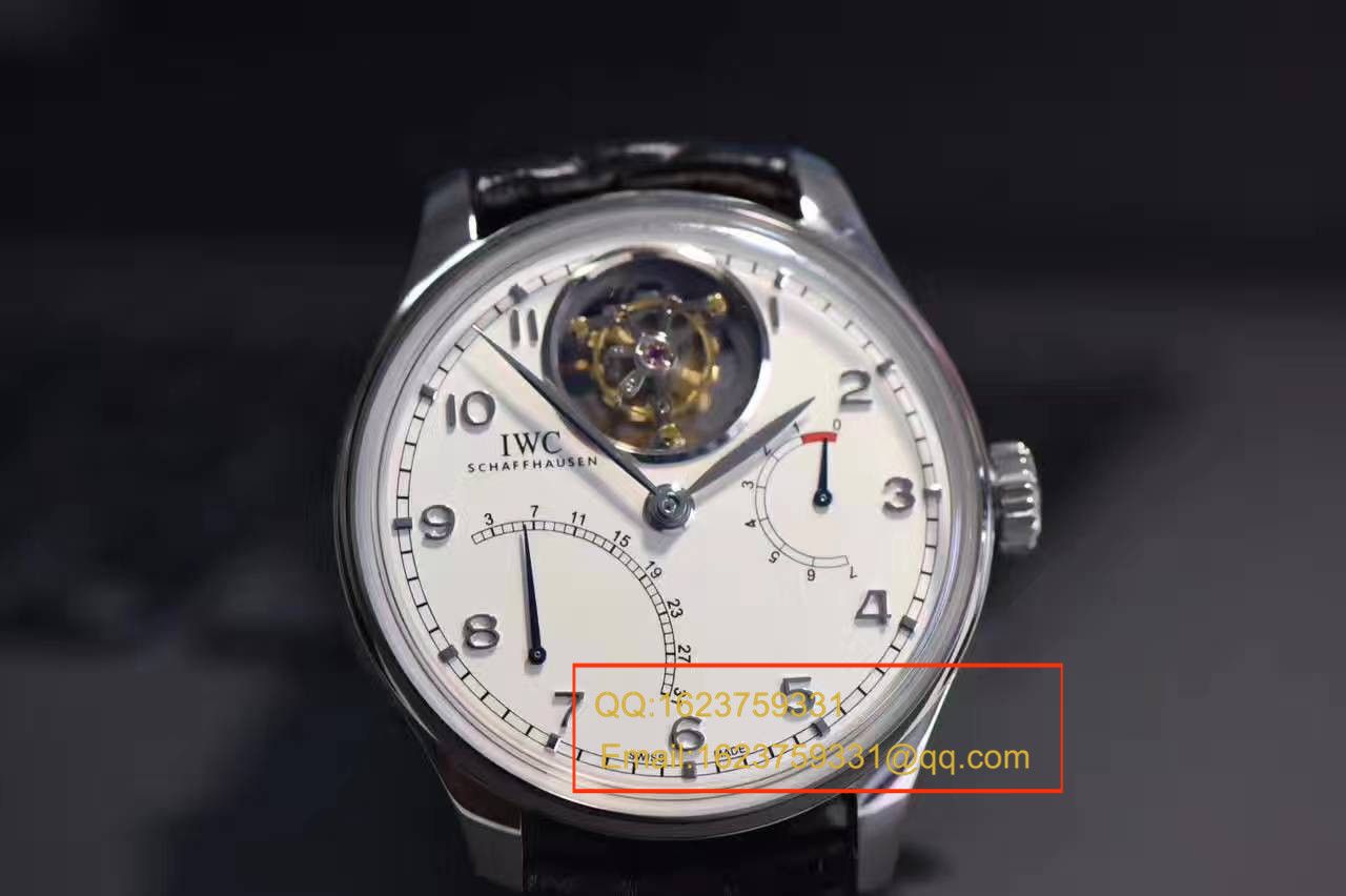 【独家视频测评YL厂一比一超A高仿手表】万国葡萄牙陀飞轮逆跳腕表系列IW504601腕表 