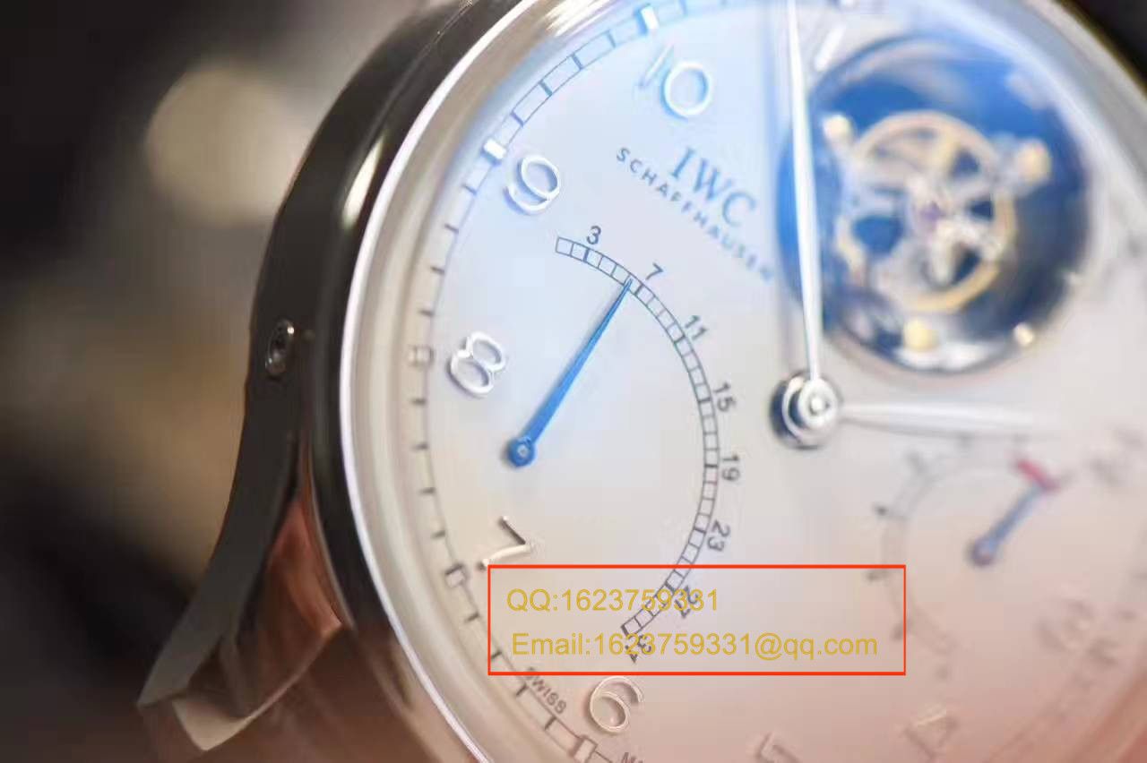【独家视频测评YL厂一比一超A高仿手表】万国葡萄牙陀飞轮逆跳腕表系列IW504601腕表 / WG285