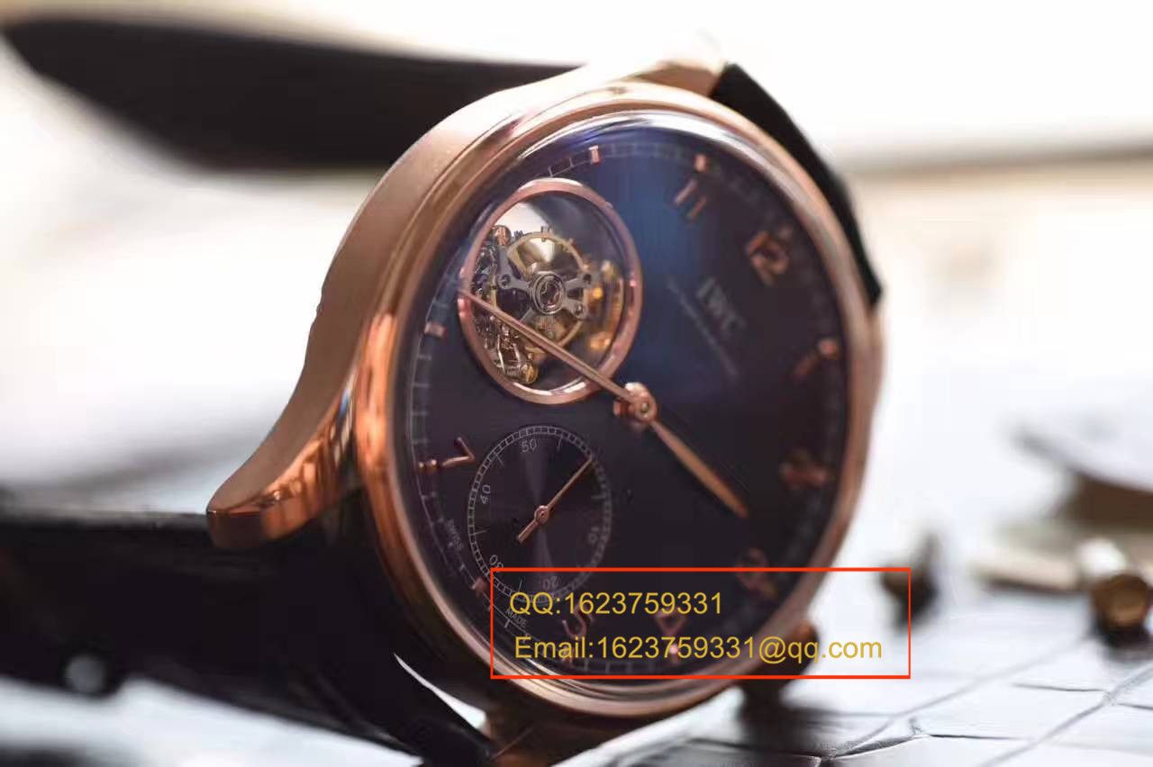 【独家视频测评YL厂1:1顶级复刻手表】万国葡萄牙系列IW546305真陀飞轮腕表 / WG288