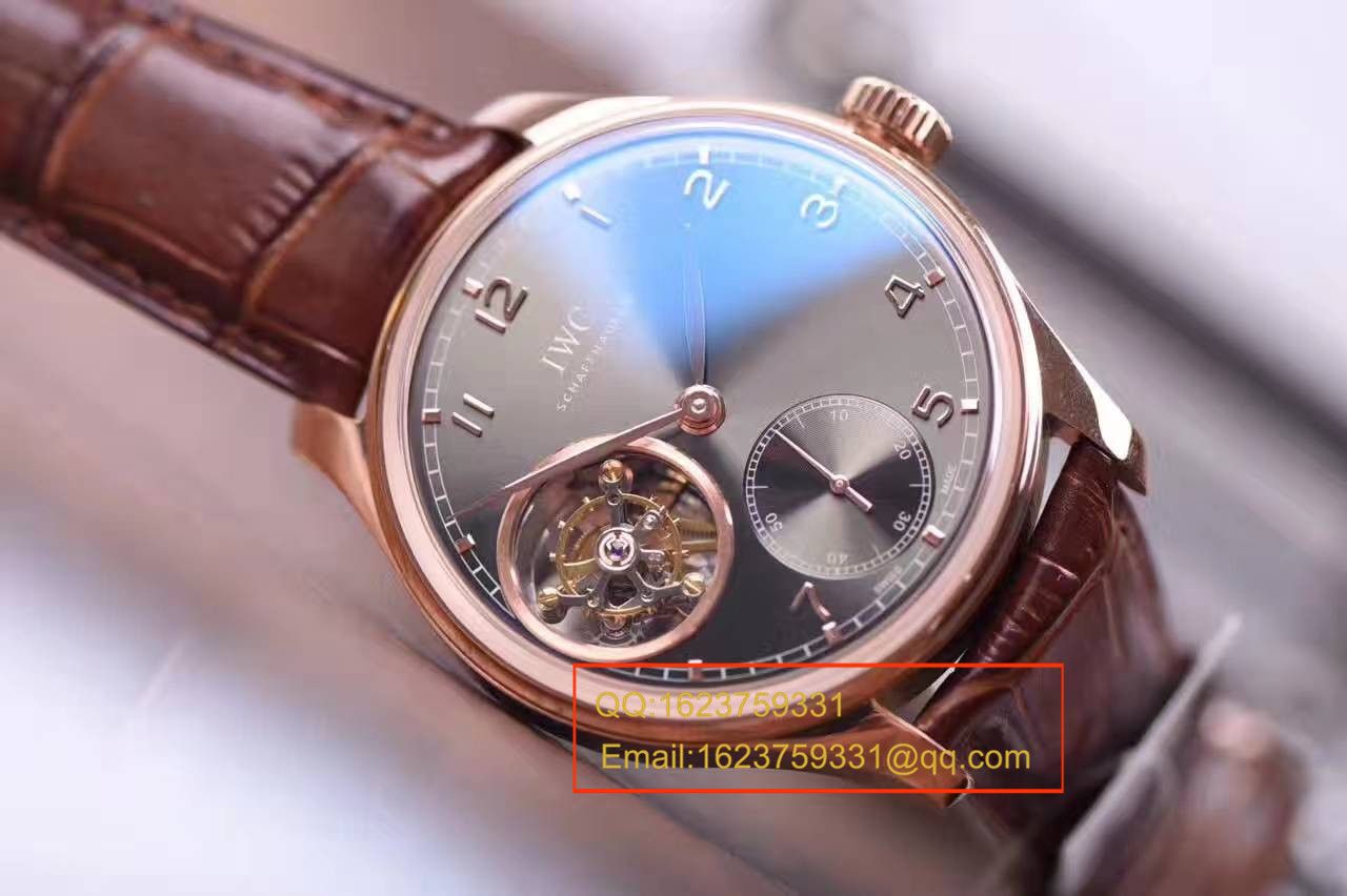 【YL厂一比一高仿手表】最高品质万国葡萄牙系列IW546301、IW546304九字位真陀飞轮腕表 