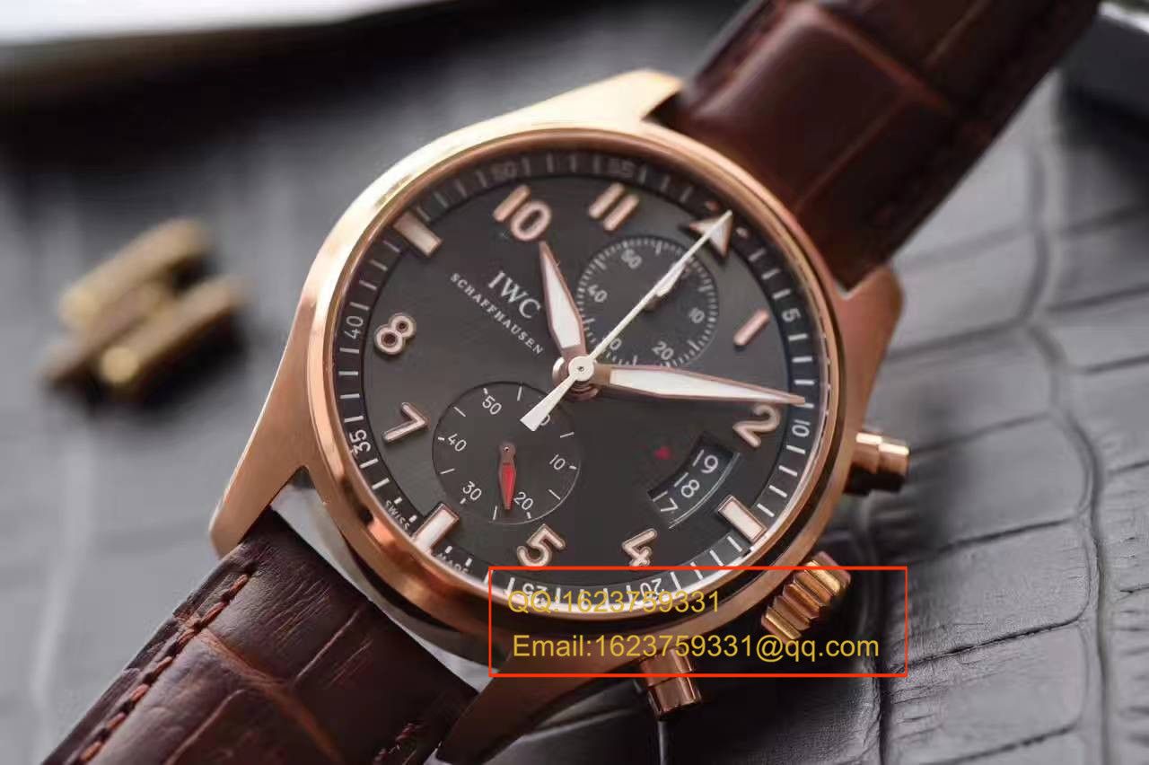 【独家视频评测一比一超A高仿手表】万国SPITFIRE CHRONOGRAPH喷火战机计时腕表系列IW387803腕表 / WG282