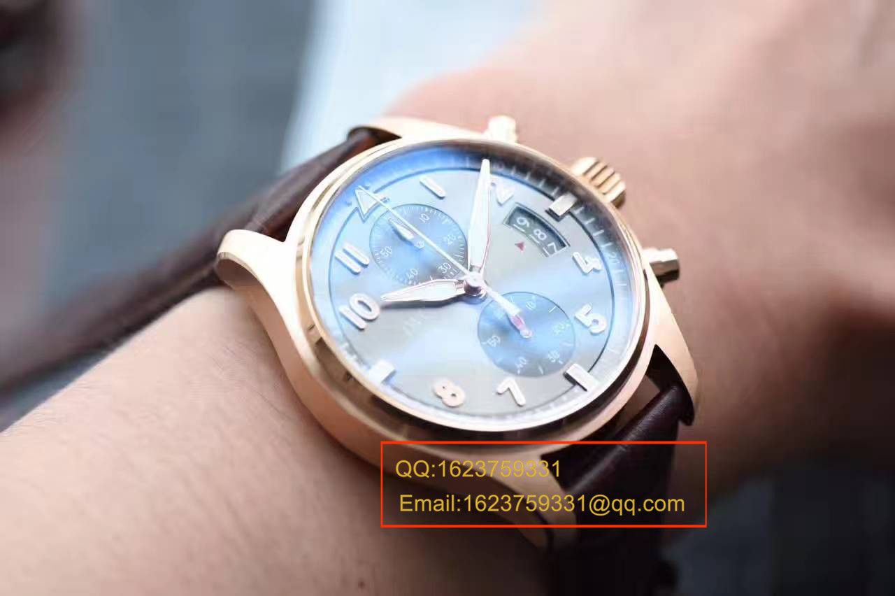 【独家视频评测一比一超A高仿手表】万国SPITFIRE CHRONOGRAPH喷火战机计时腕表系列IW387803腕表 