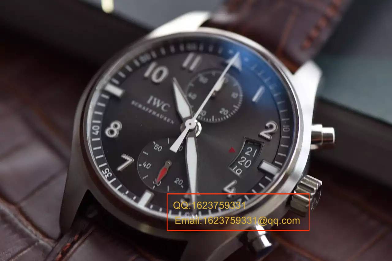 【独家视频测评一比一超A高仿手表】万国飞行员喷火战机计时腕表系列IW387808腕表 