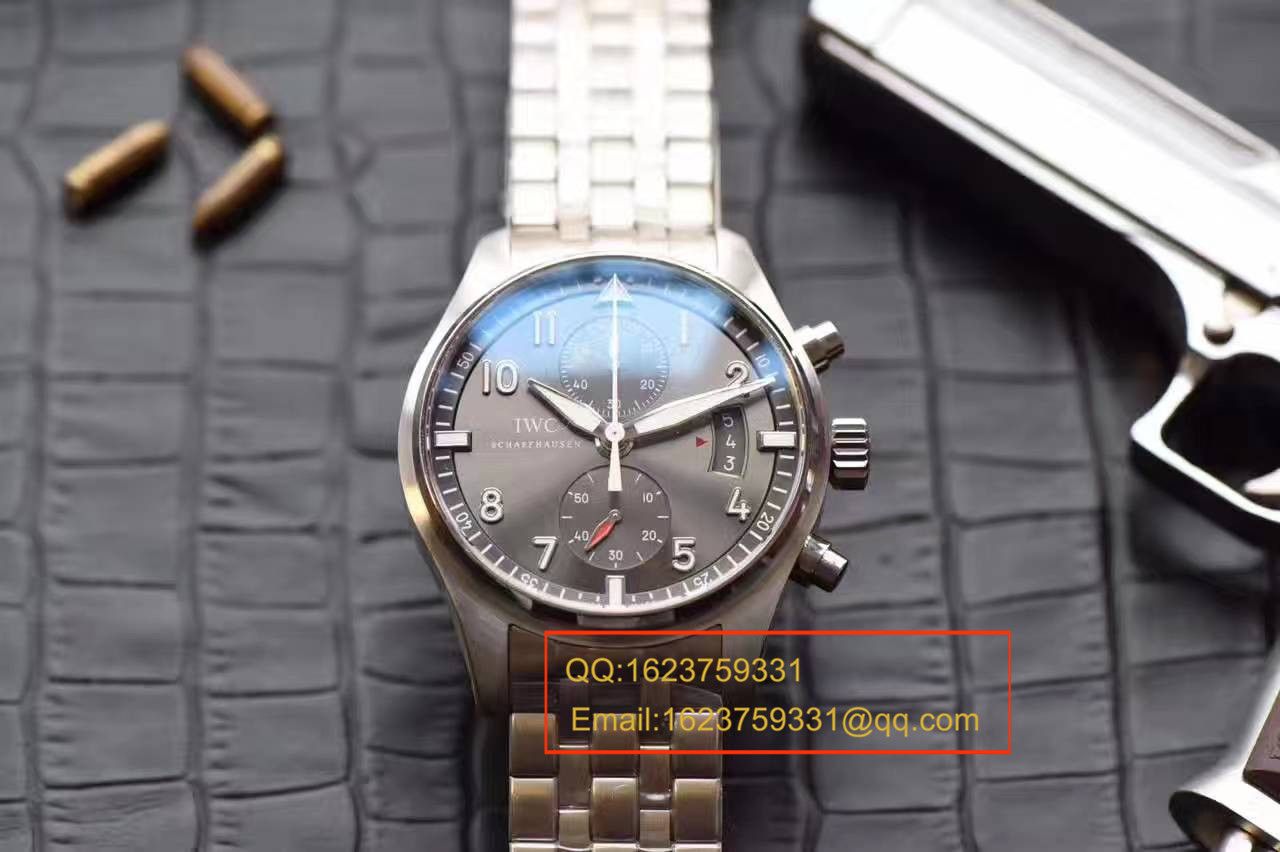 【独家视频测评V6厂一比一超A高仿手表】万国飞行员喷火战机计时腕表系列 IW387804腕表 