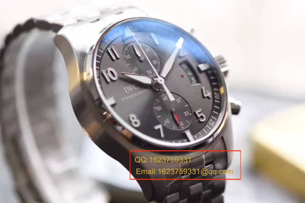 【独家视频测评V6厂一比一超A高仿手表】万国飞行员喷火战机计时腕表系列 IW387804腕表 