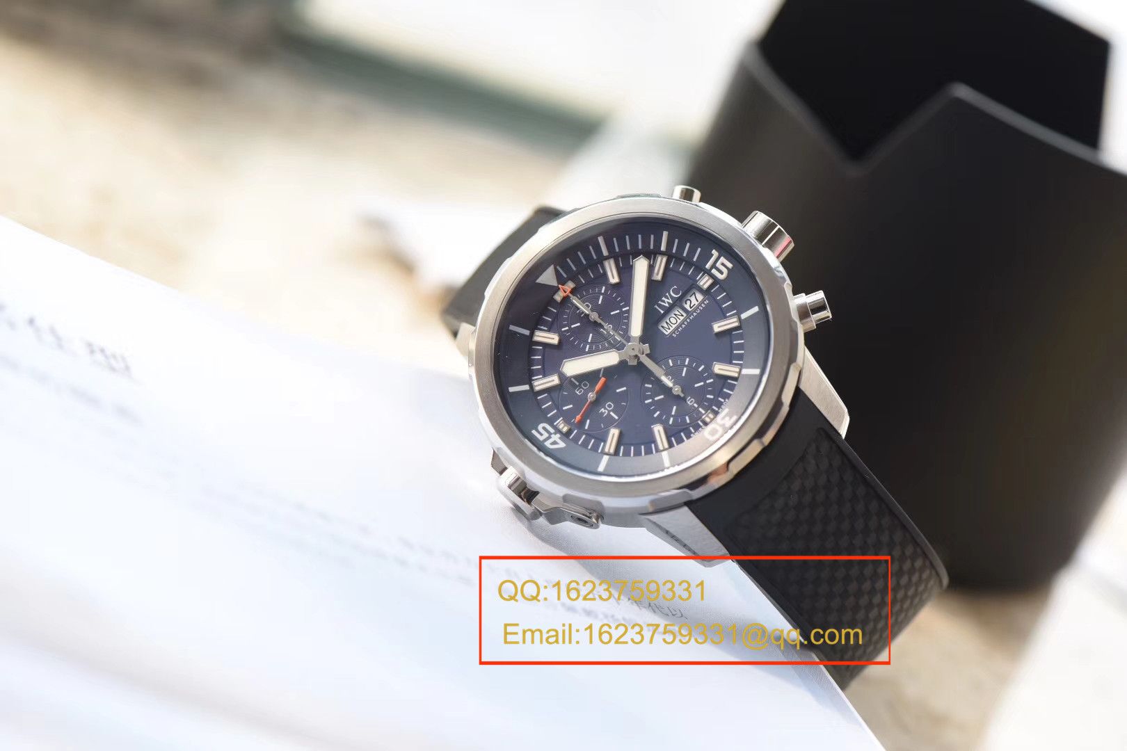 【独家视频测评V6厂一比一超A高精仿手表】万国海洋时计雅克-伊夫．库斯托探险之旅特别版IW376805 男士机械腕表 / WG166
