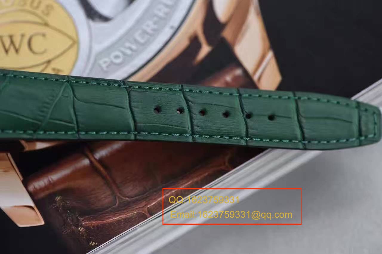 YL厂出品新款翠绿限量版万国葡萄牙三问手动机械腕表 / WBA292