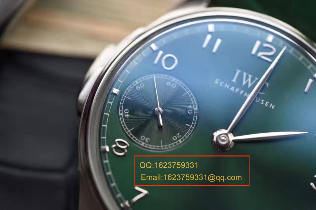 YL厂出品新款翠绿限量版万国葡萄牙三问手动机械腕表 