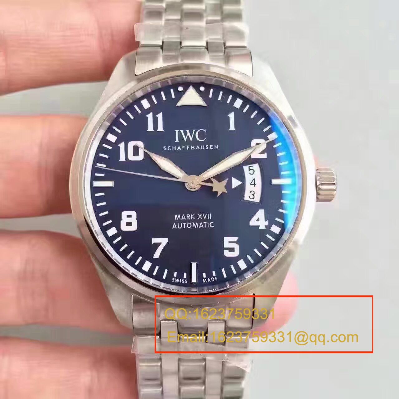 【MK厂1:1超A精仿手表】万国飞行员系列PILOT‘S WATCH MARK XVII马克十七飞行员IW326501腕表 