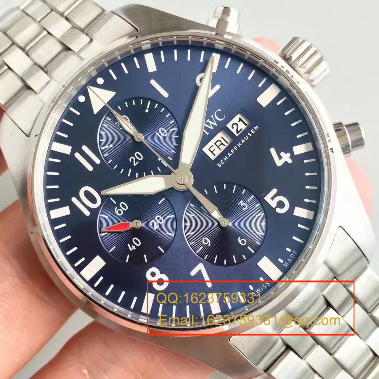 【ZF厂一比一高仿手表】万国飞行员计时腕表“小王子”特别版系列IW377714腕表《钢带版》 
