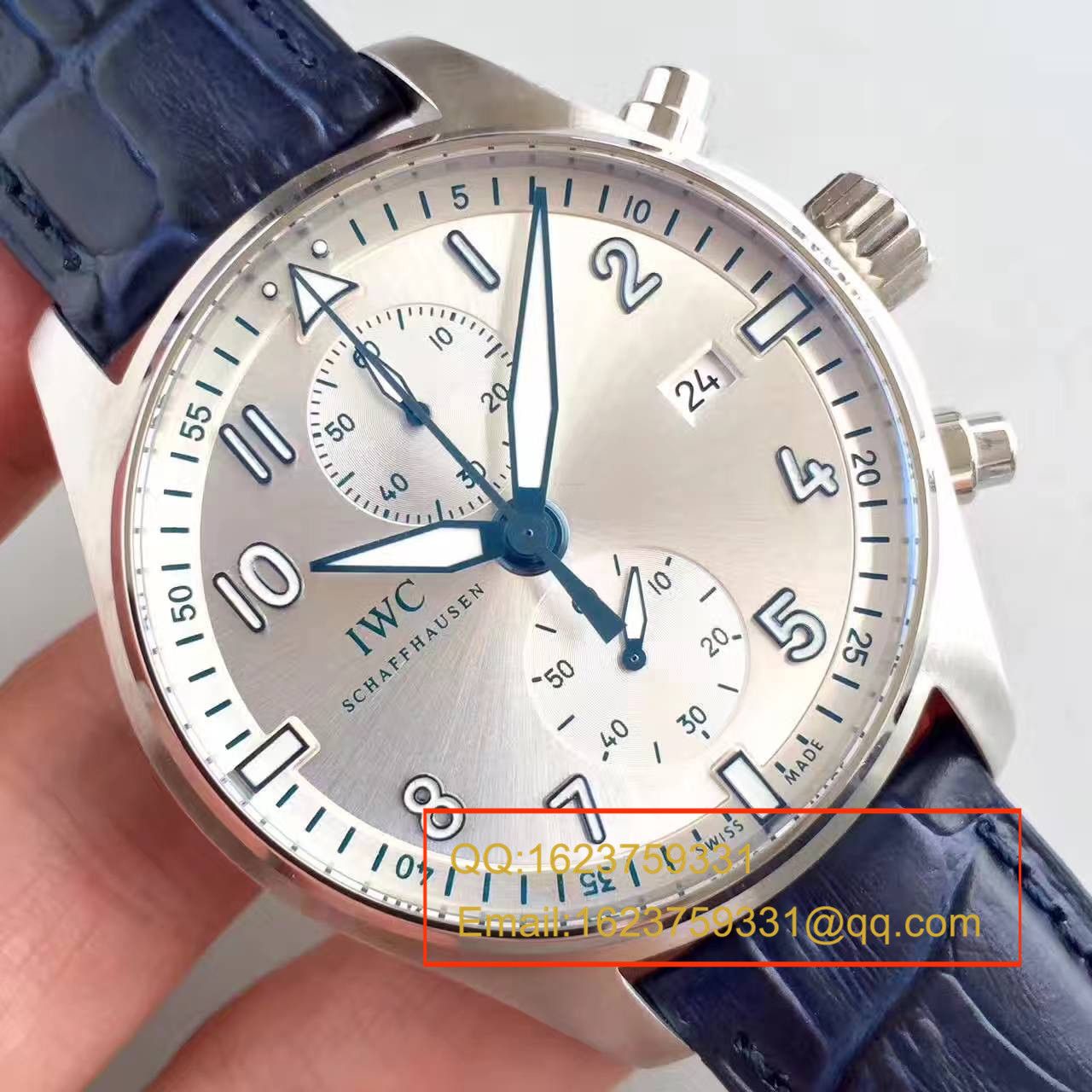 【ZF厂一比一超A高仿手表】万国 喷火战机计时 Spitfire Chronograph系列 新面 腕表 / WG097