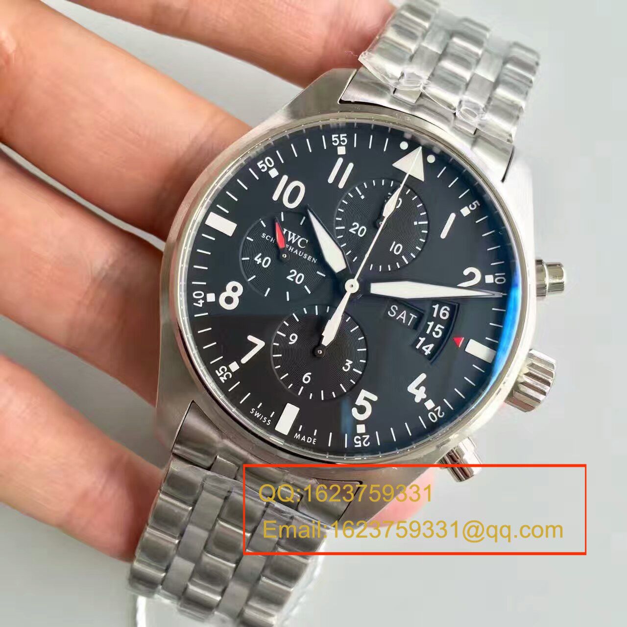 【ZF厂1:1超A精仿手表】万国飞行员CHRONOGRAPH计时腕表系列 IW377704腕表 / WG215