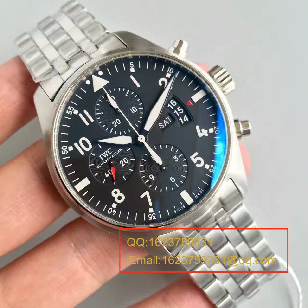 【ZF厂1:1超A精仿手表】万国飞行员CHRONOGRAPH计时腕表系列 IW377704腕表 / WG215