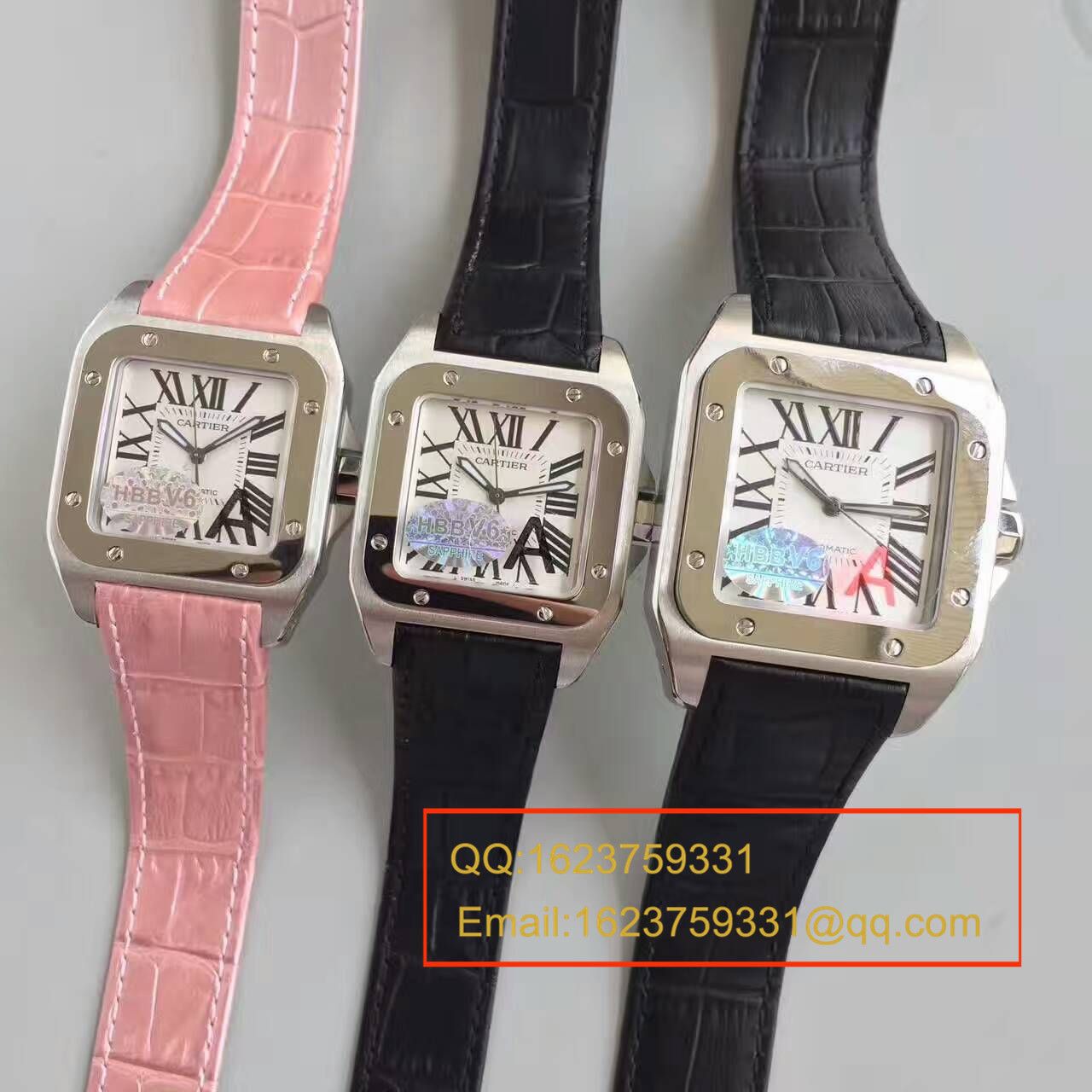 【HBBV6厂一比一复刻手表】卡地亚山度士100系列 W20073X8 男士机械手表 