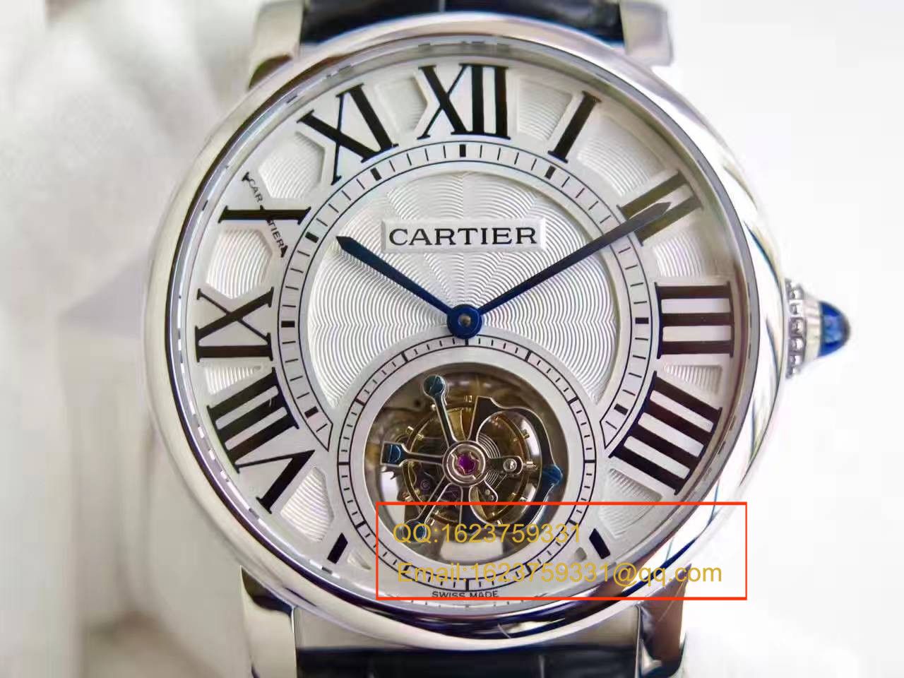 【BL厂一比一精仿手表】卡地亚ROTONDE DE CARTIER系列W1556216陀飞轮腕表 
