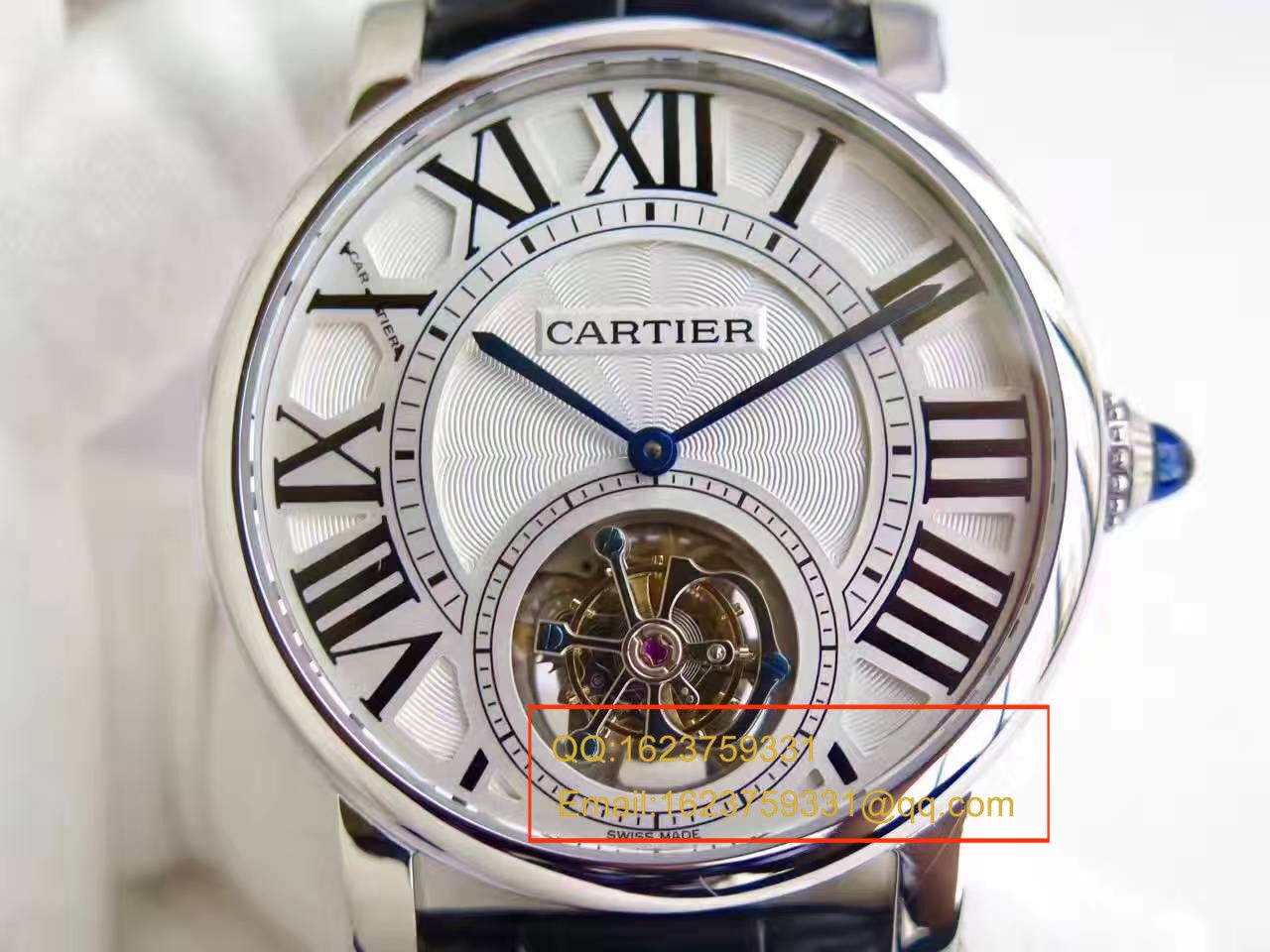 【BL厂一比一高精仿手表】卡地亚ROTONDE DE CARTIER系列W1556216陀飞轮腕表 / KCI114