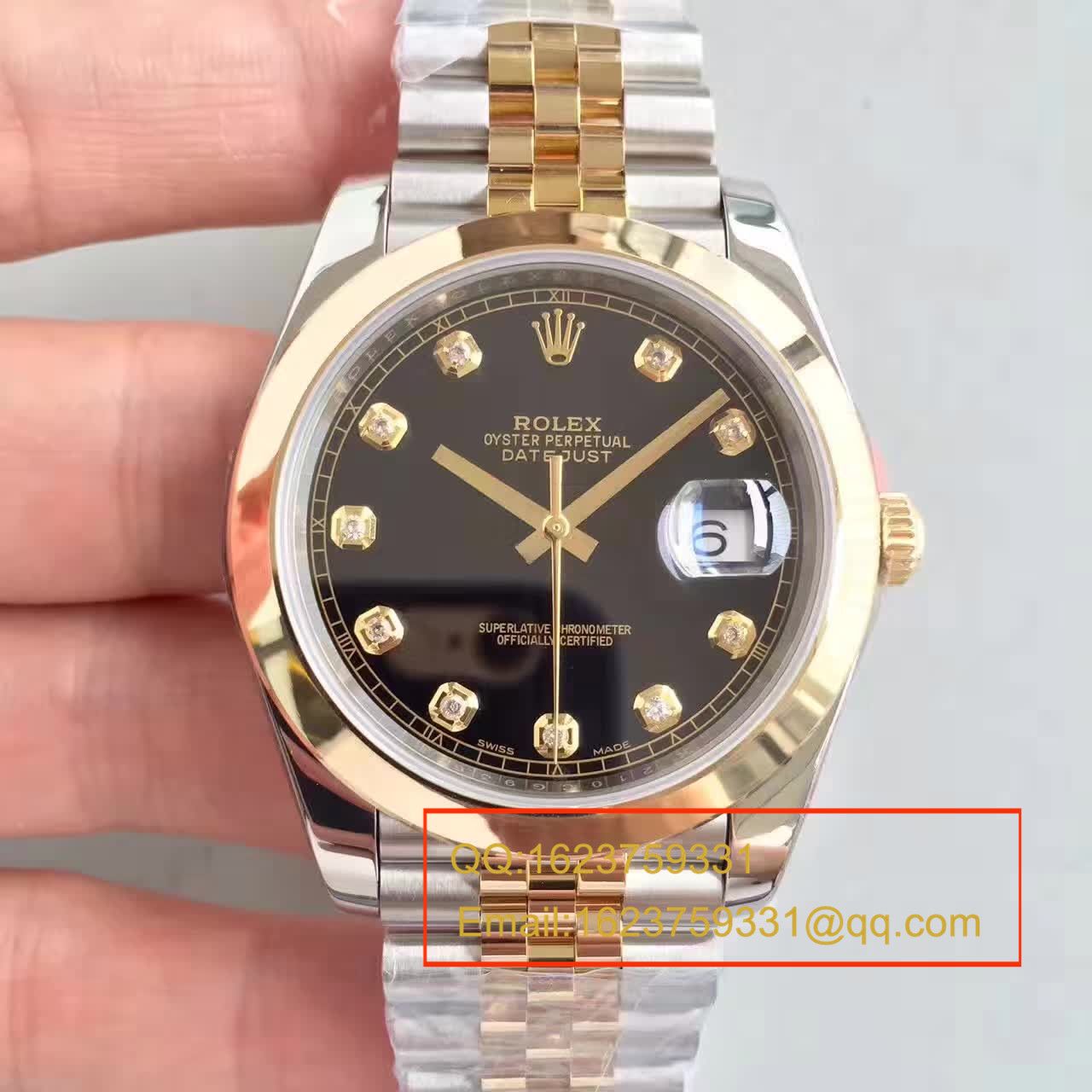 【N厂一比一高仿复刻手表】劳力士日志型系列126333-62613包18K金腕表 