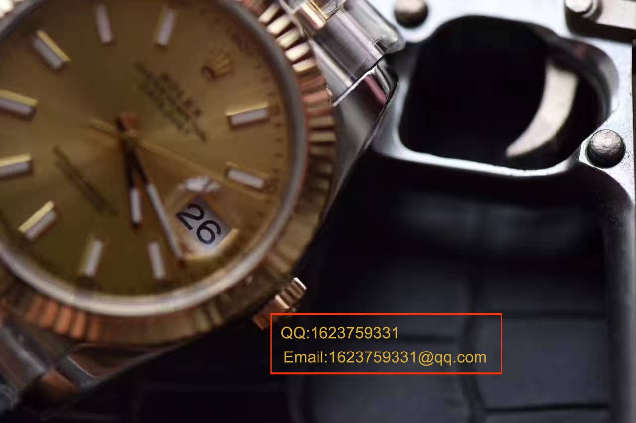 【N厂一比一高仿复刻手表】劳力士日志型系列126333-62613包18K金腕表 