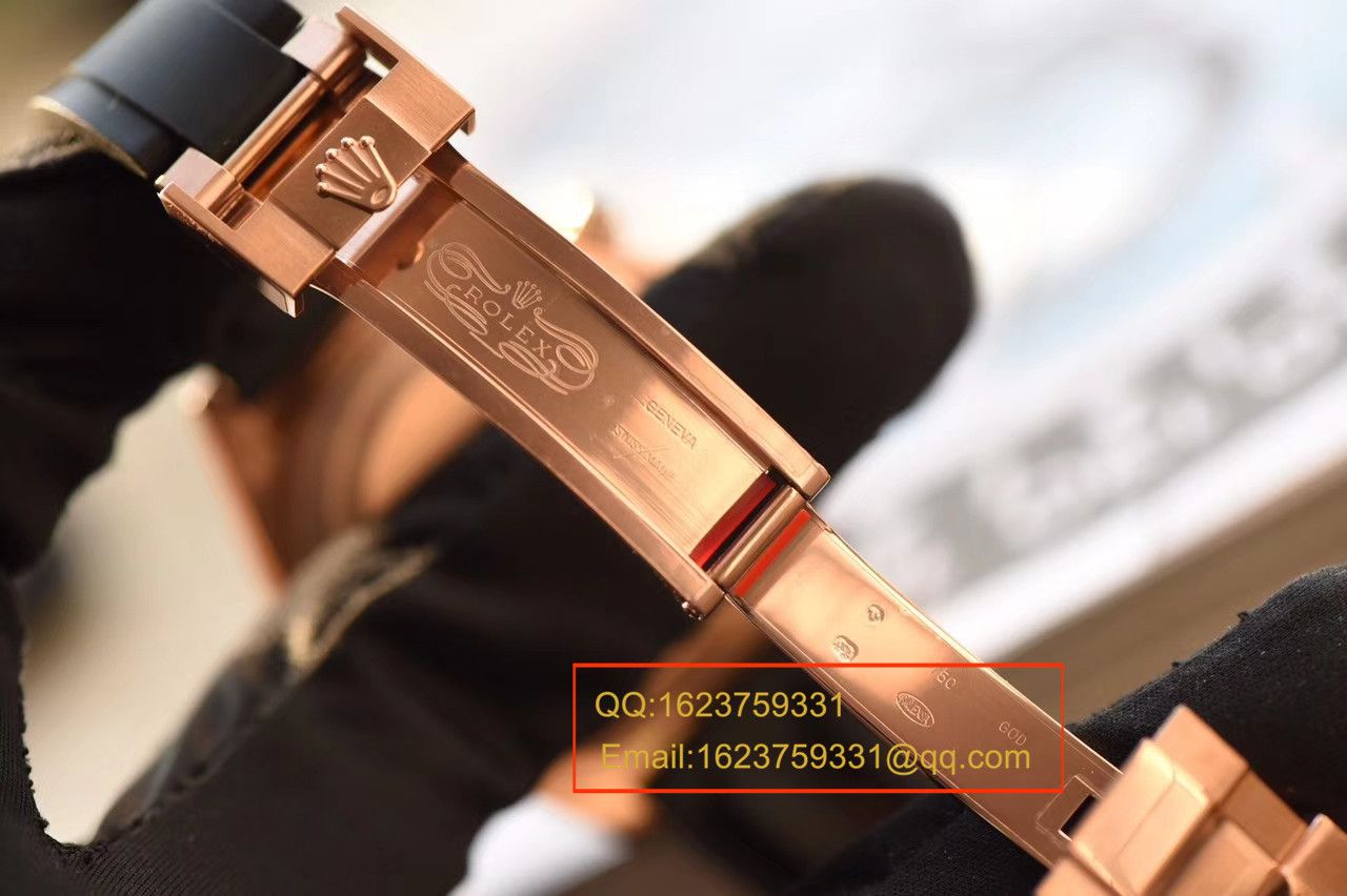 【独家视频测评JF厂1:1顶级复刻手表】劳力士宇宙计型迪通拿系列116515LN粉盘腕表 / RBC149