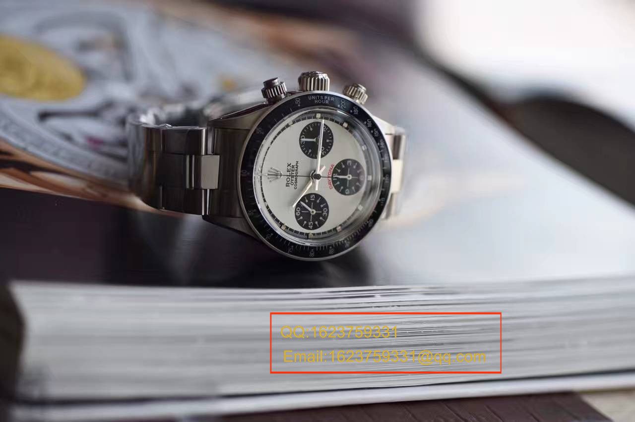 【独家视频测评一比一超A高仿手表】Rolex Paul Newman Daytona余文乐同款劳力士保罗.纽曼复古迪通拿 